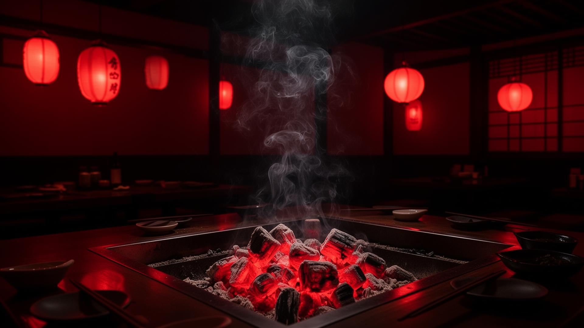 Robata grill atmosphere
